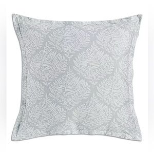 2 SKY Woodblock Flora Euro Shams in Sage/White, New w/Tag